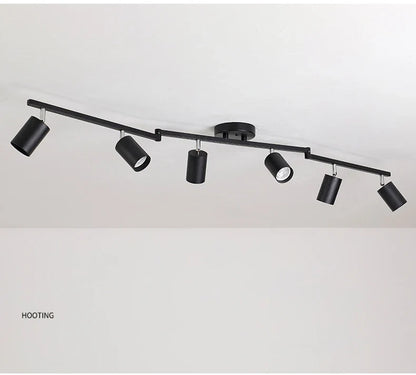 Variant image for Plafonnier Éclairage Surface Minimaliste - Lumis Noir-19