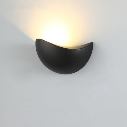 Crescent Outdoor Wall Sconce - Contemporary Lighting