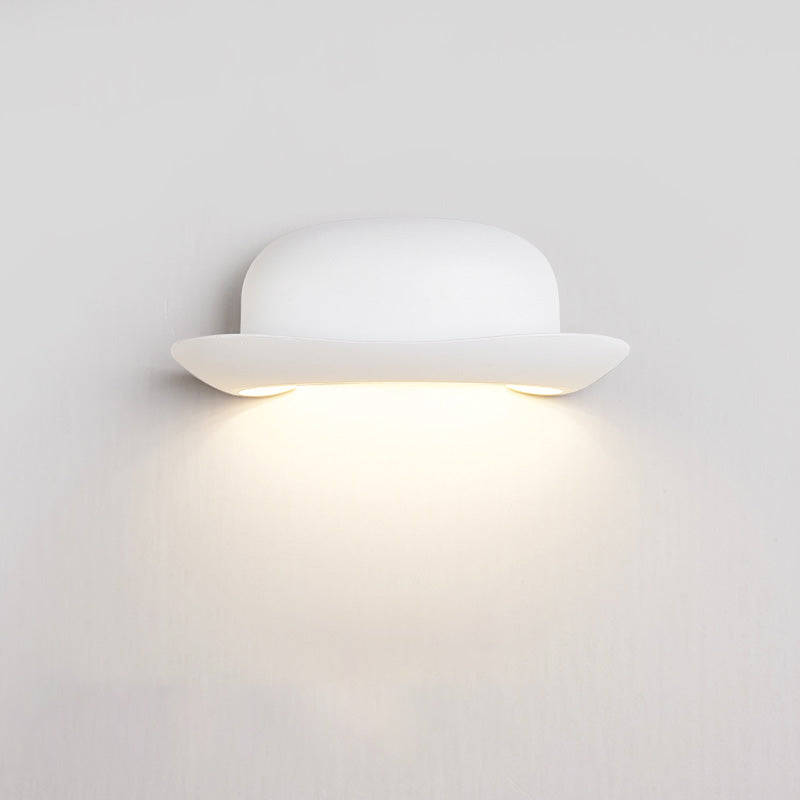 Black Hat Outdoor Wall Sconce – Elegant and Contemporary Lighting