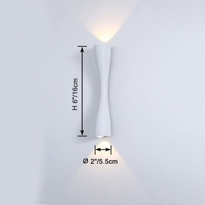 Applique Murale Extérieure Linéa Duo – Éclairage Haut et Bas Minimaliste