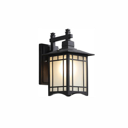 Handcrafted Outdoor Wall Sconce – Black or Vintage Copper Finish