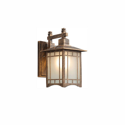 Handcrafted Outdoor Wall Sconce – Black or Vintage Copper Finish