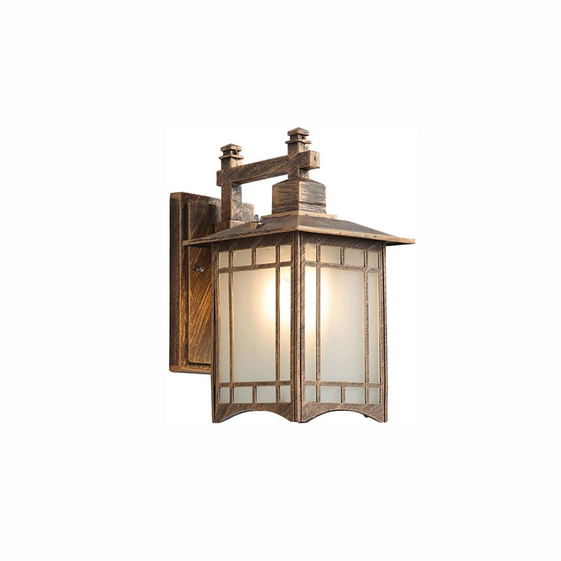 Handcrafted Outdoor Wall Sconce – Black or Vintage Copper Finish
