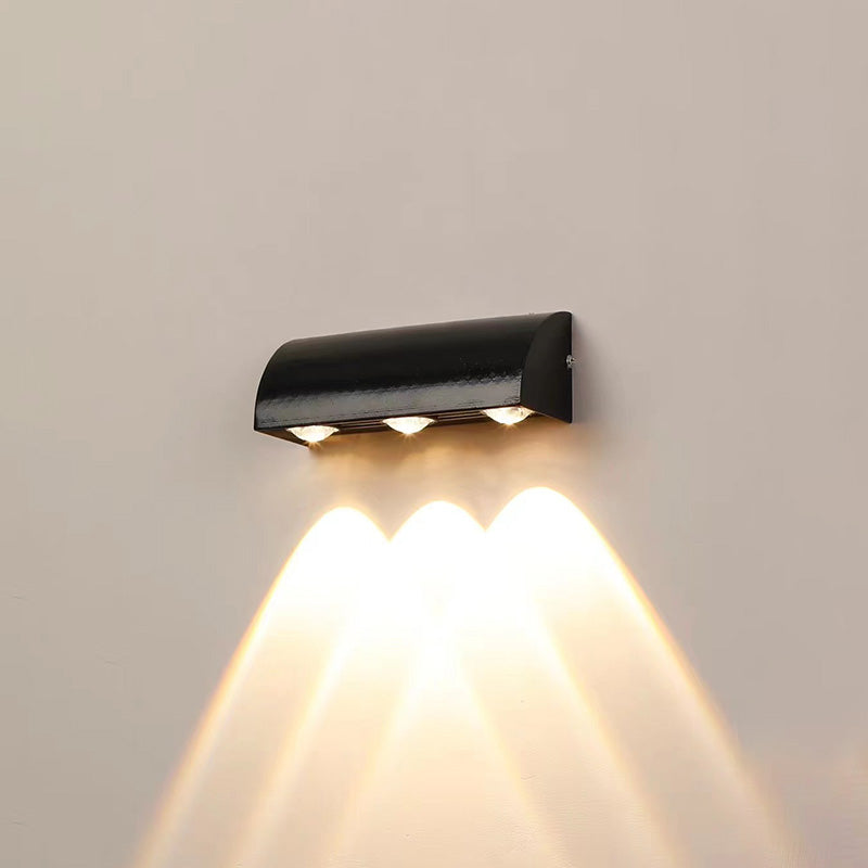 Applique Murale Extérieure Downlight Noire – Éclairage Minimaliste et Élégance Moderne