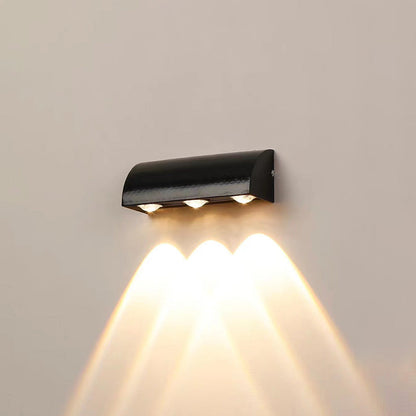 Applique Murale Extérieure Downlight Noire – Éclairage Minimaliste et Élégance Moderne