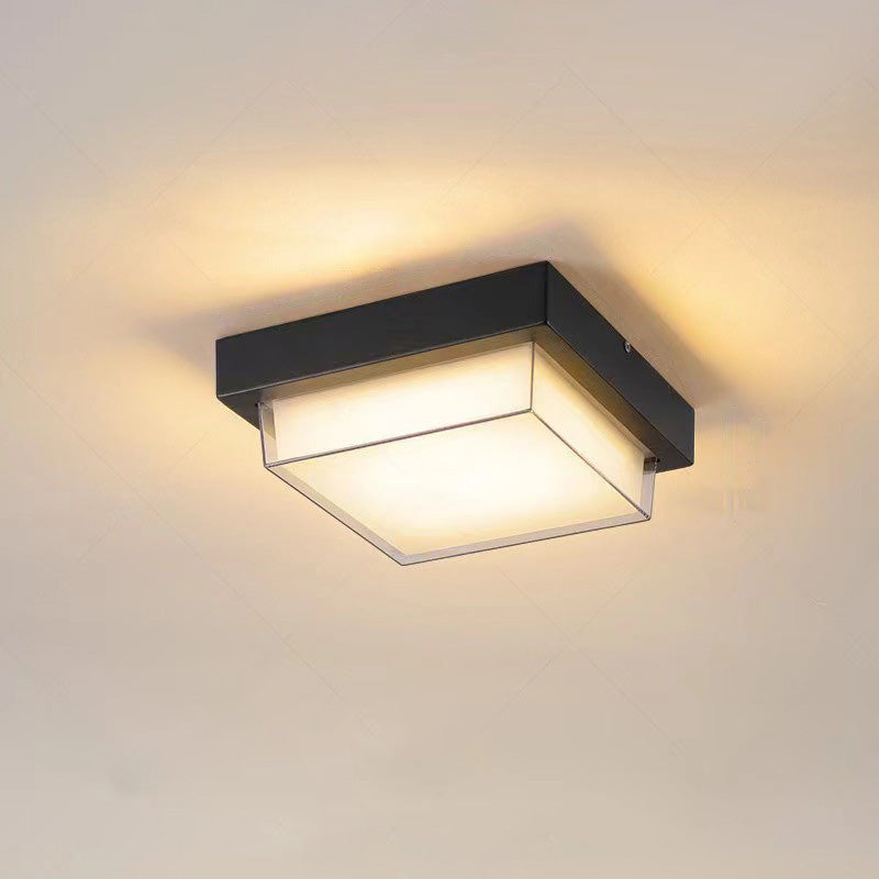 Outdoor Ceiling Light - Square Glow