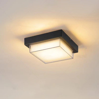 Outdoor Ceiling Light - Square Glow