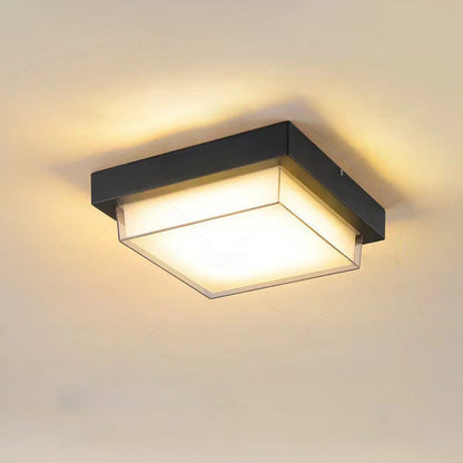 Outdoor Ceiling Light - Square Glow