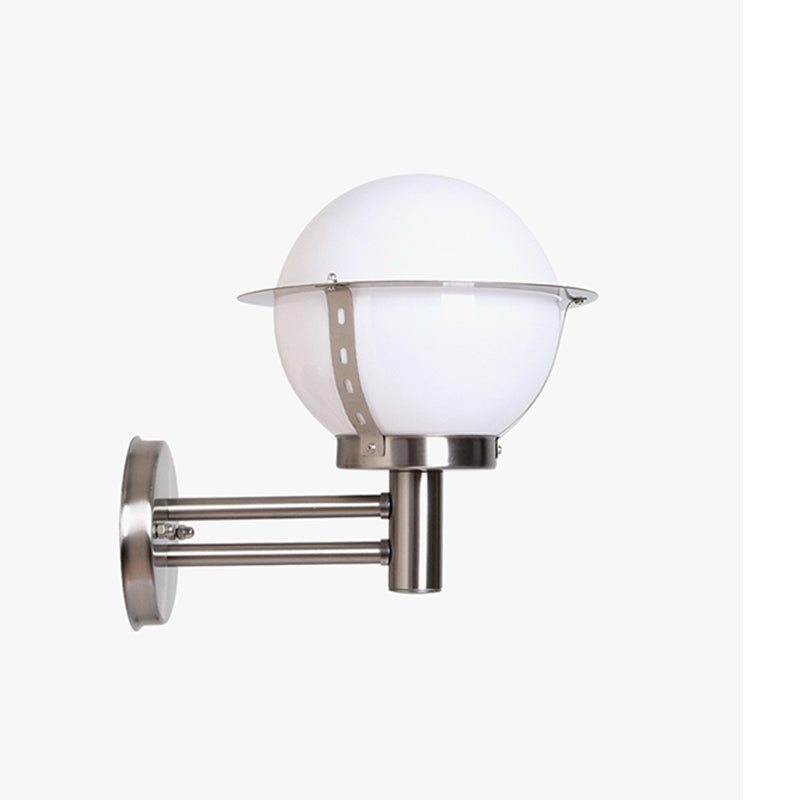 Orbital Outdoor Wall Light – Contemporary Design and Chrome Elegance