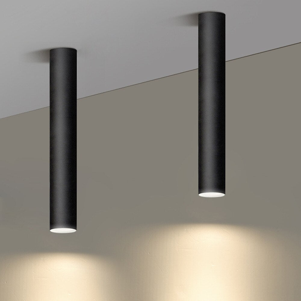 Spot LED Tube Doré - Grover Design Moderne-4