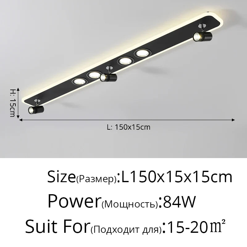 Variant image for Plafonnier LED Acrylique - Éclat Moderne Design-17