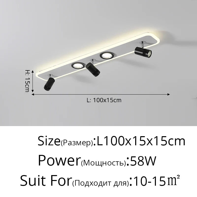 Variant image for Plafonnier LED Acrylique - Éclat Moderne Design-11