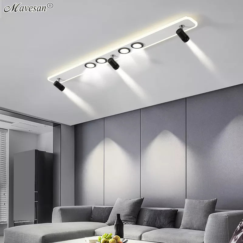 Plafonnier LED Acrylique - Éclat Moderne Design-1