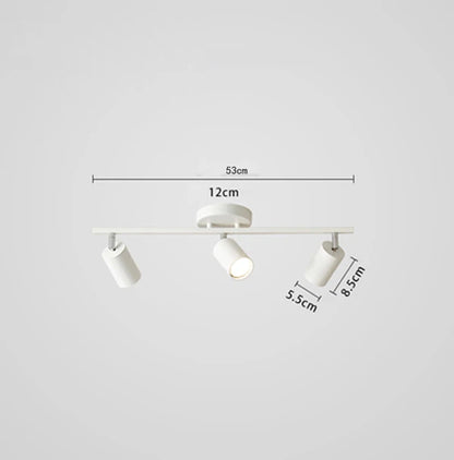 Variant image for Plafonnier Éclairage Surface Minimaliste - Lumis Noir-4