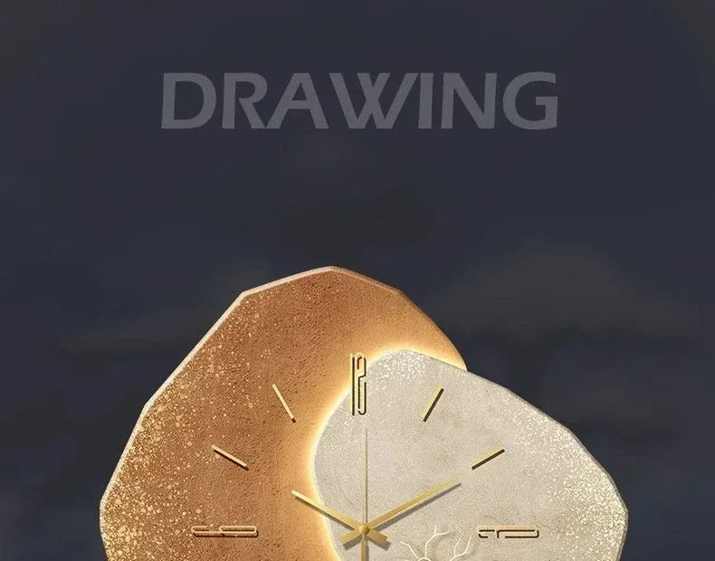 Horloge LED Murale