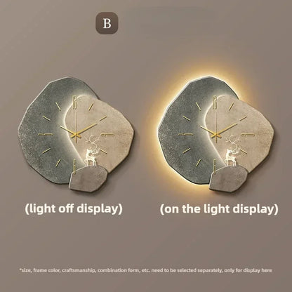 Horloge LED Murale