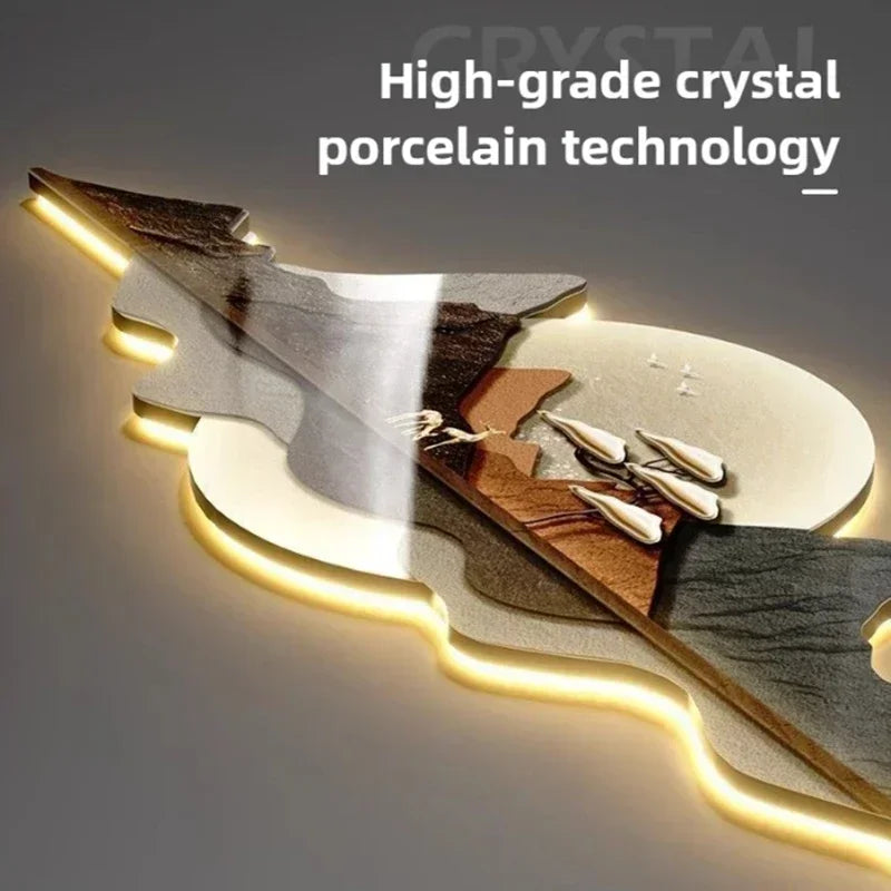 Horloge LED Murale