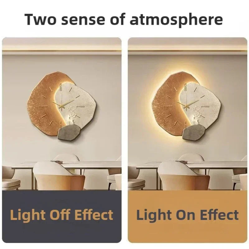 Horloge LED Murale
