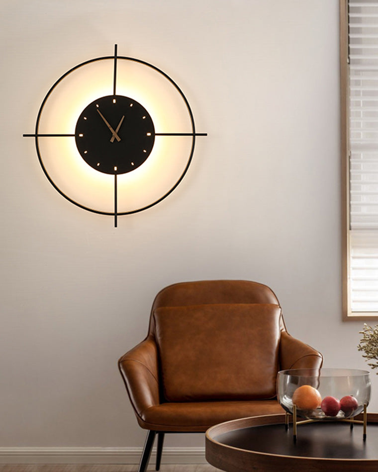 Horloge Murale Lumineuse avec LED