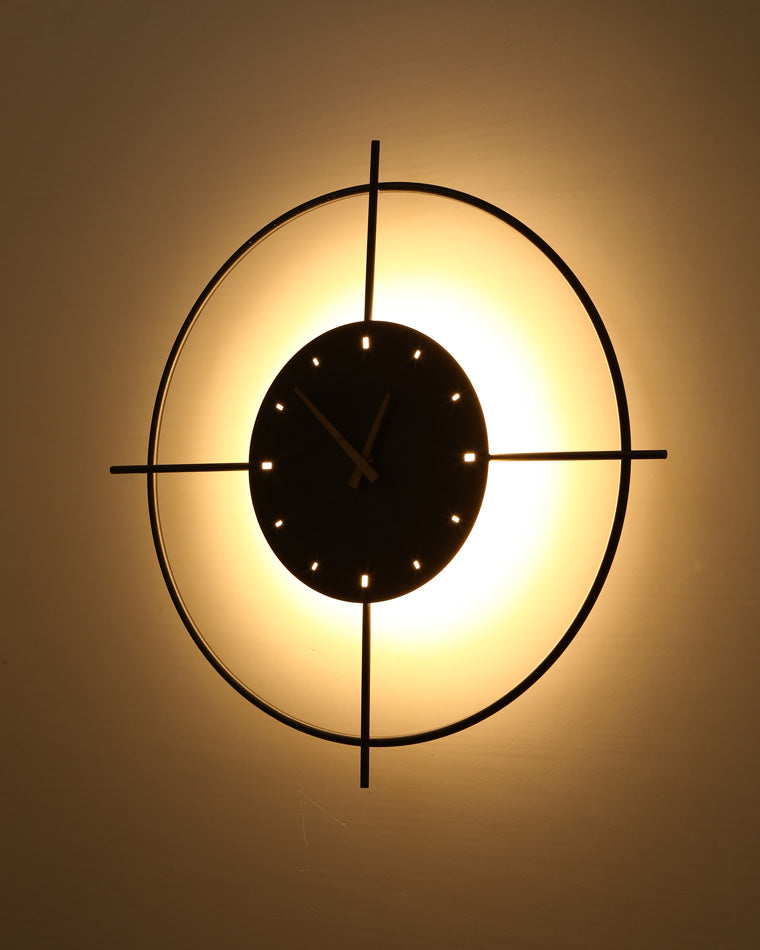 Horloge Murale Lumineuse avec LED
