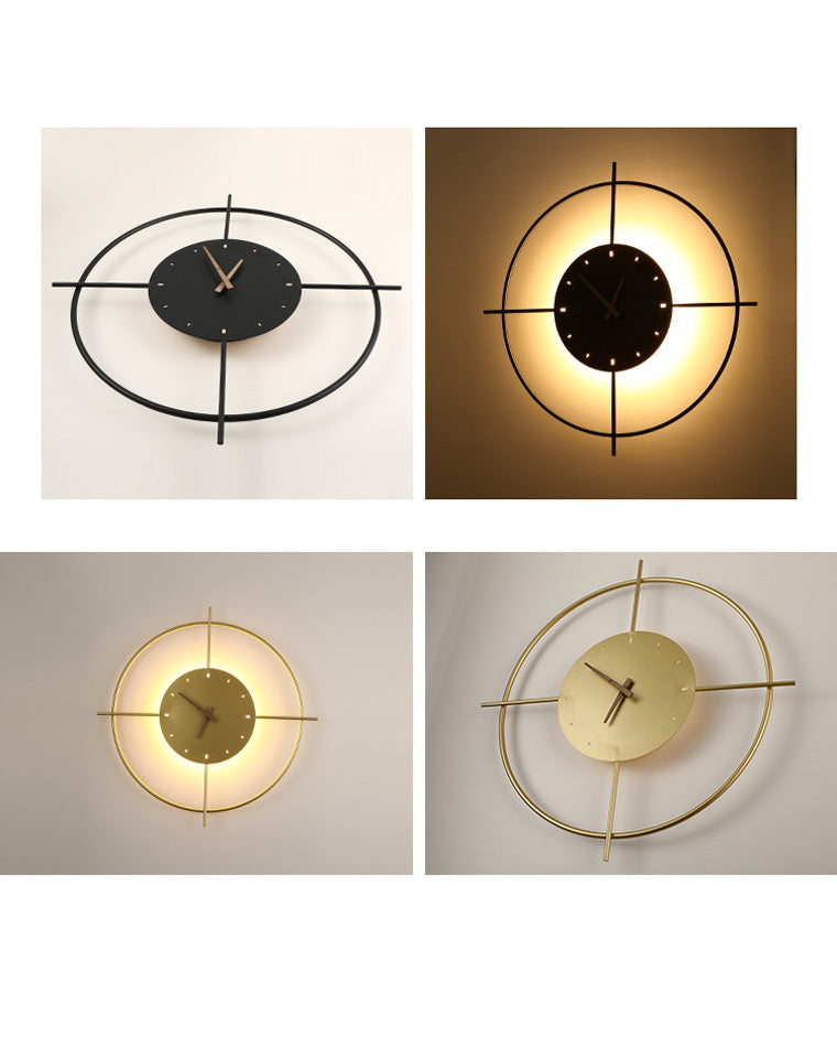 Horloge Murale Lumineuse avec LED