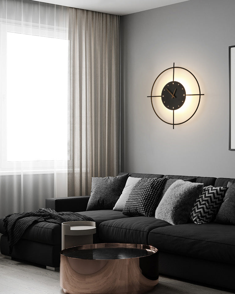 Horloge Murale Lumineuse avec LED