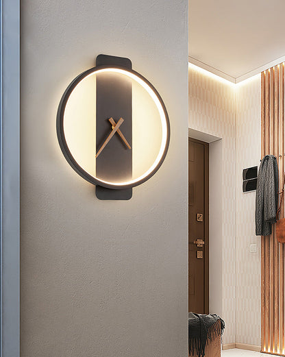 Horloge Murale avec Lumière LED