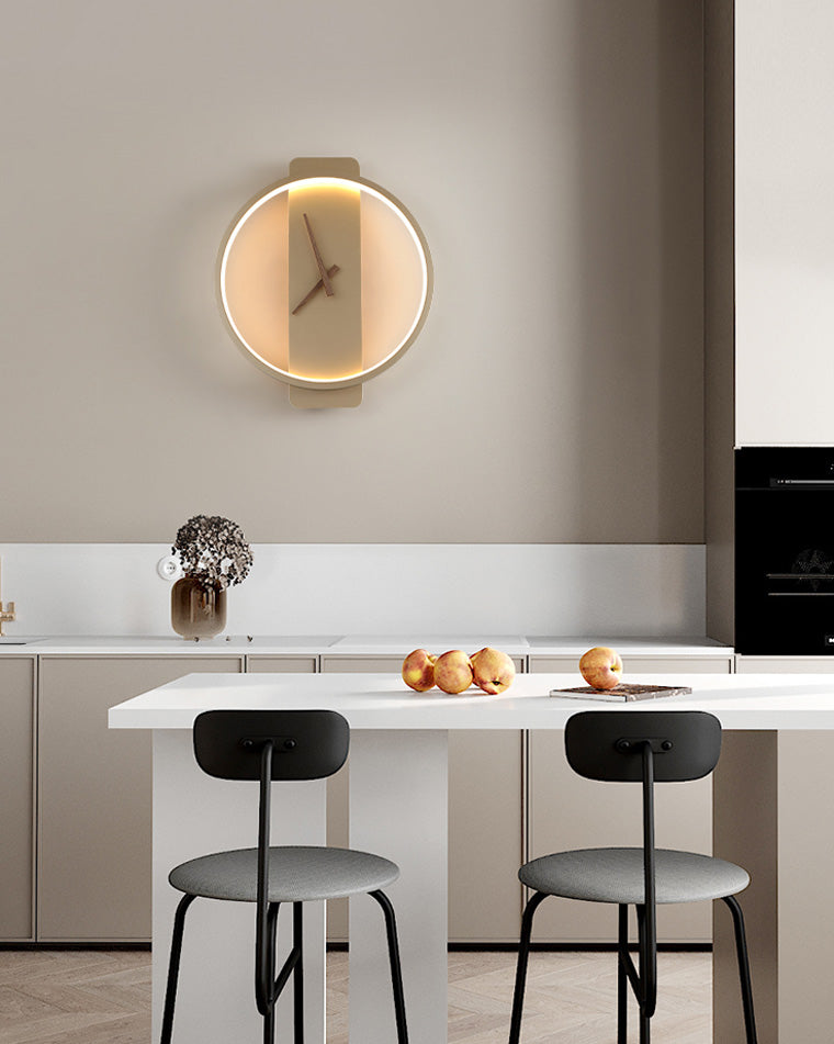 Horloge Murale avec Lumière LED