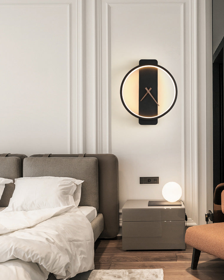 Horloge Murale avec Lumière LED