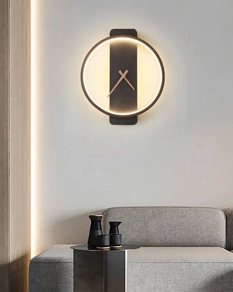 Horloge Murale avec Lumière LED