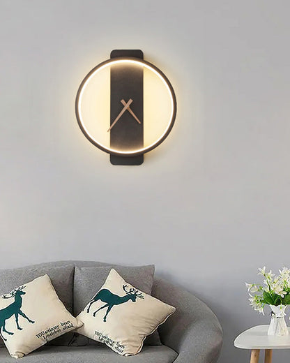 Horloge Murale avec Lumière LED