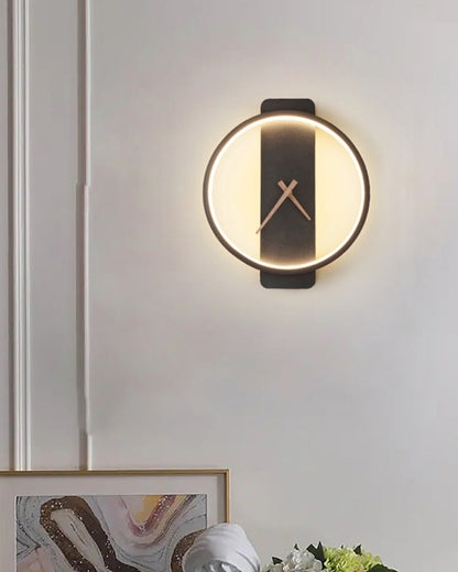 Horloge Murale avec Lumière LED