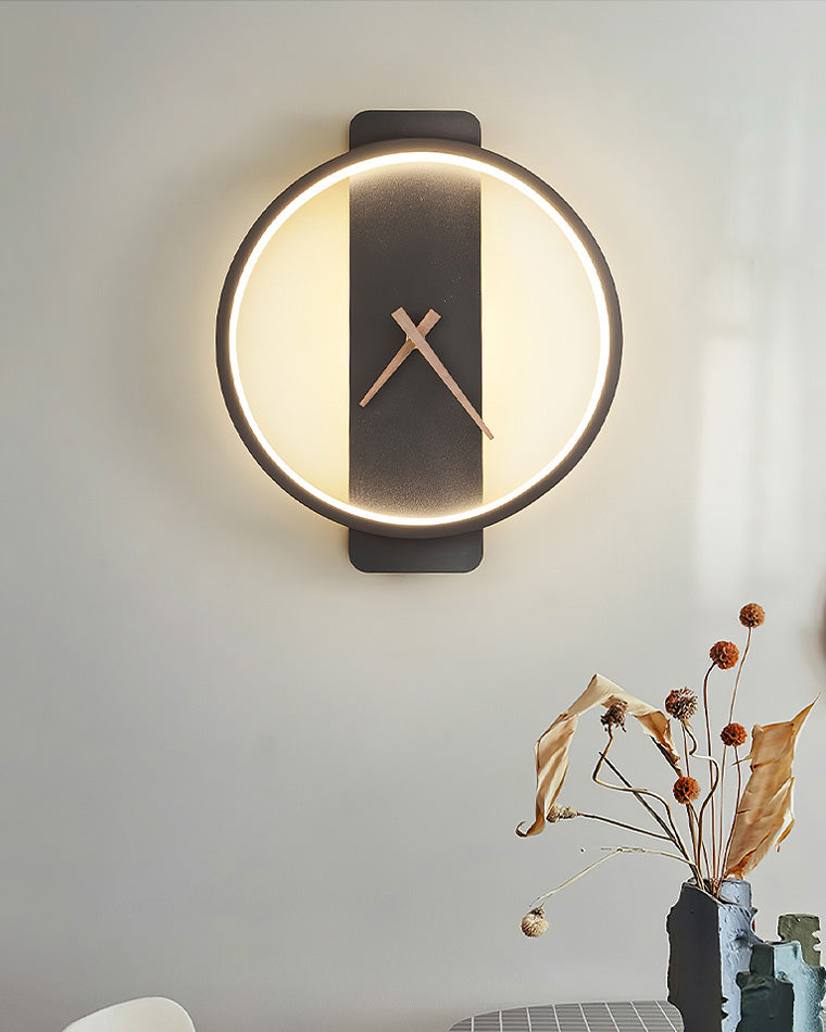 Horloge Murale avec Lumière LED