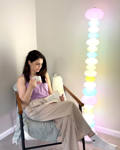 "Gourmet Prism" Column Floor Lamp