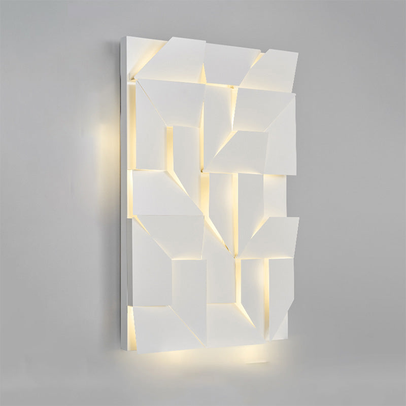 Rectangular Sculptural Wall Light