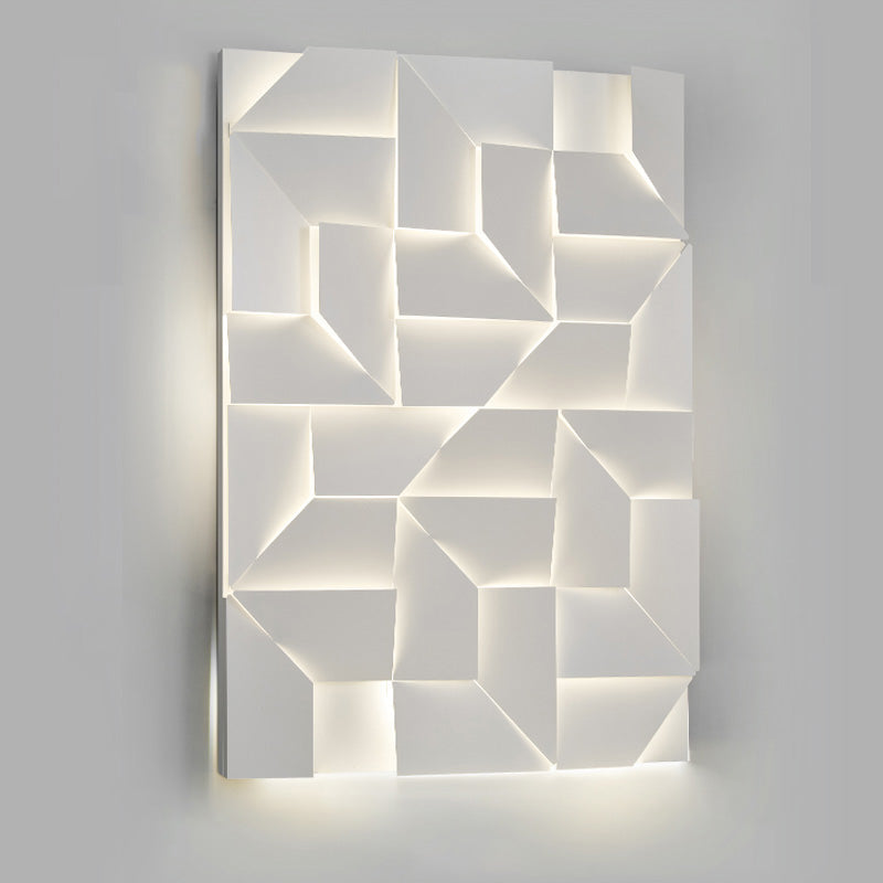 Rectangular Sculptural Wall Light