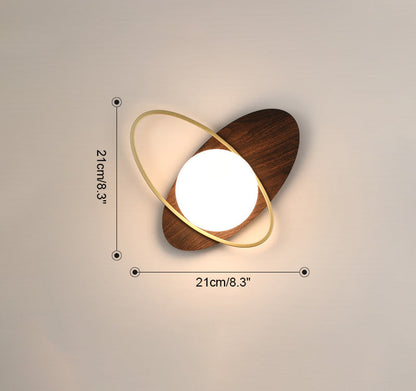 Frosted Oval Accent Wall Sconce