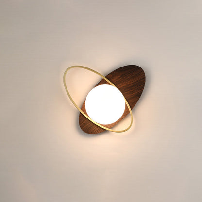 Frosted Oval Accent Wall Sconce