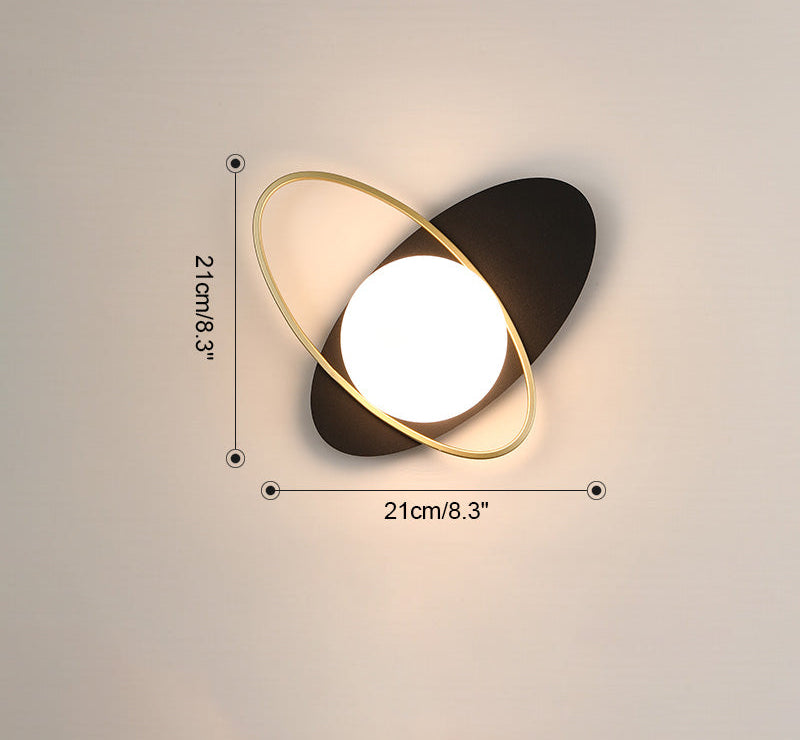 Frosted Oval Accent Wall Sconce