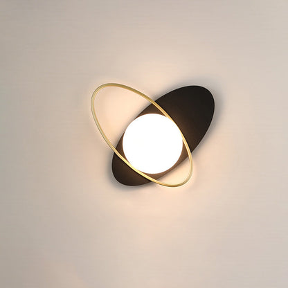 Frosted Oval Accent Wall Sconce