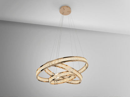 LED Lustre Or pour Salon