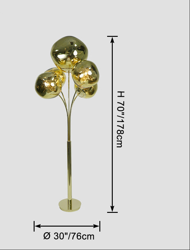 Lampadaire Arbre de Lave
