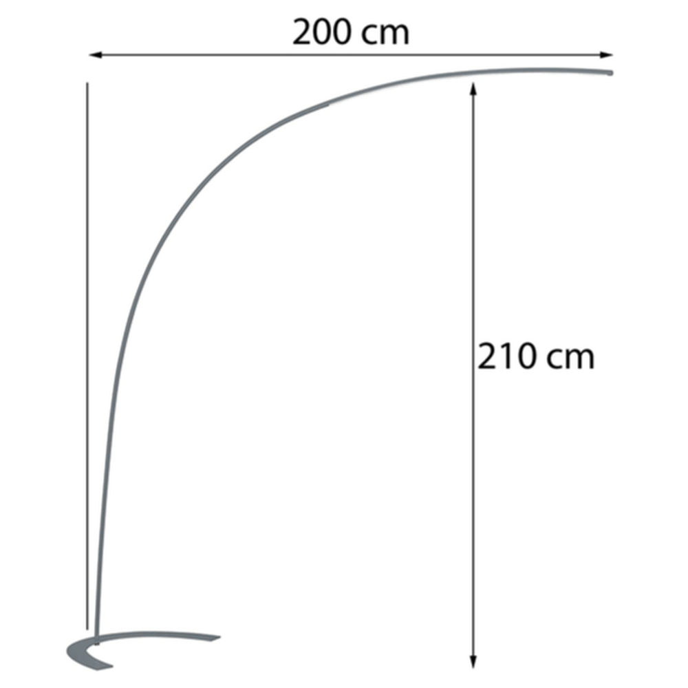 Lampadaire Arc Blanc