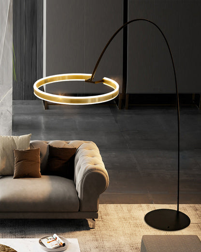 Lampadaire Arc Circulaire à LED