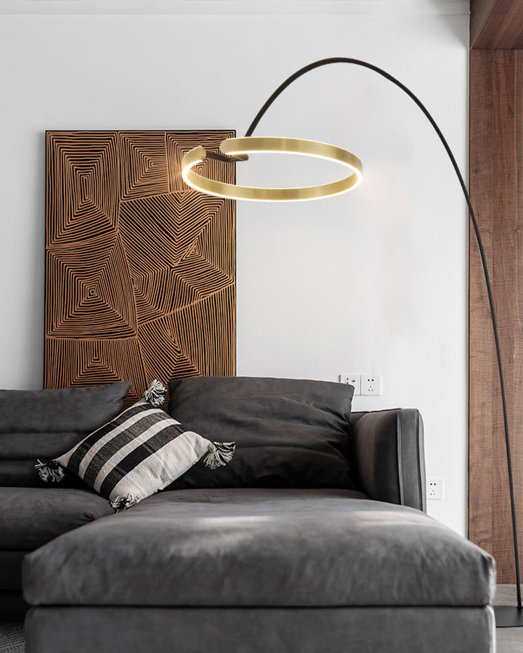 Lampadaire Arc Circulaire à LED