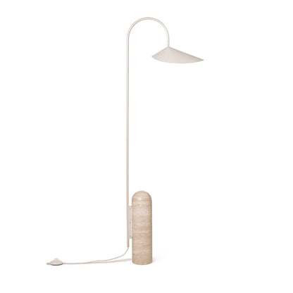 Lampadaire Arc Réglable avec Base en Marbre