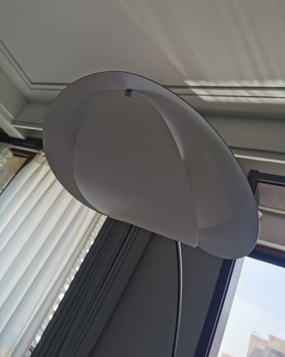 Lampadaire Arqué Moderne Noir