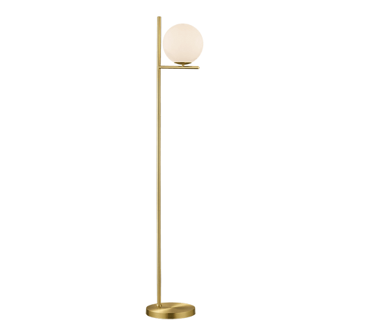 Lampadaire Boule Blanche