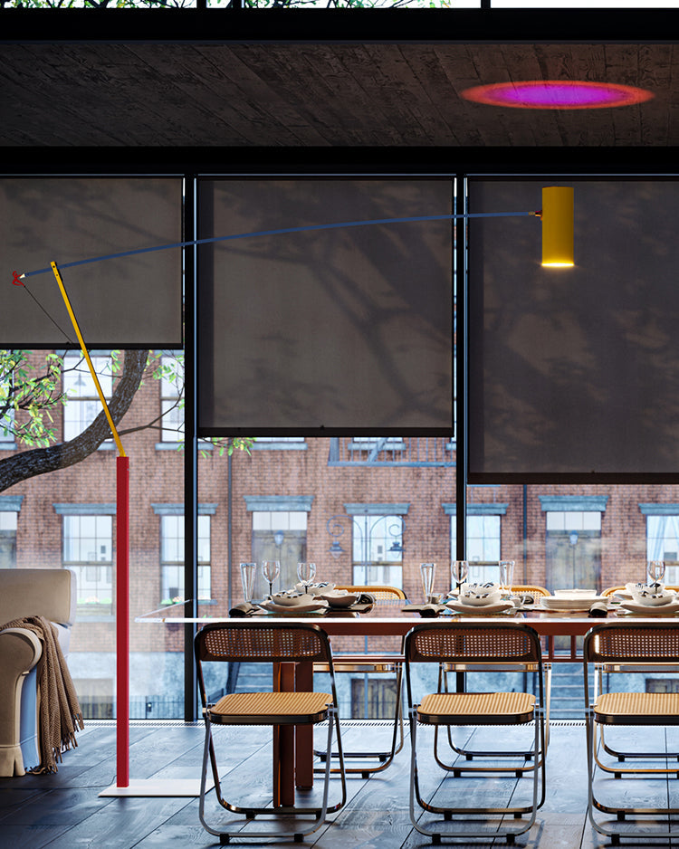 Lampadaire Cantilever Multicolore