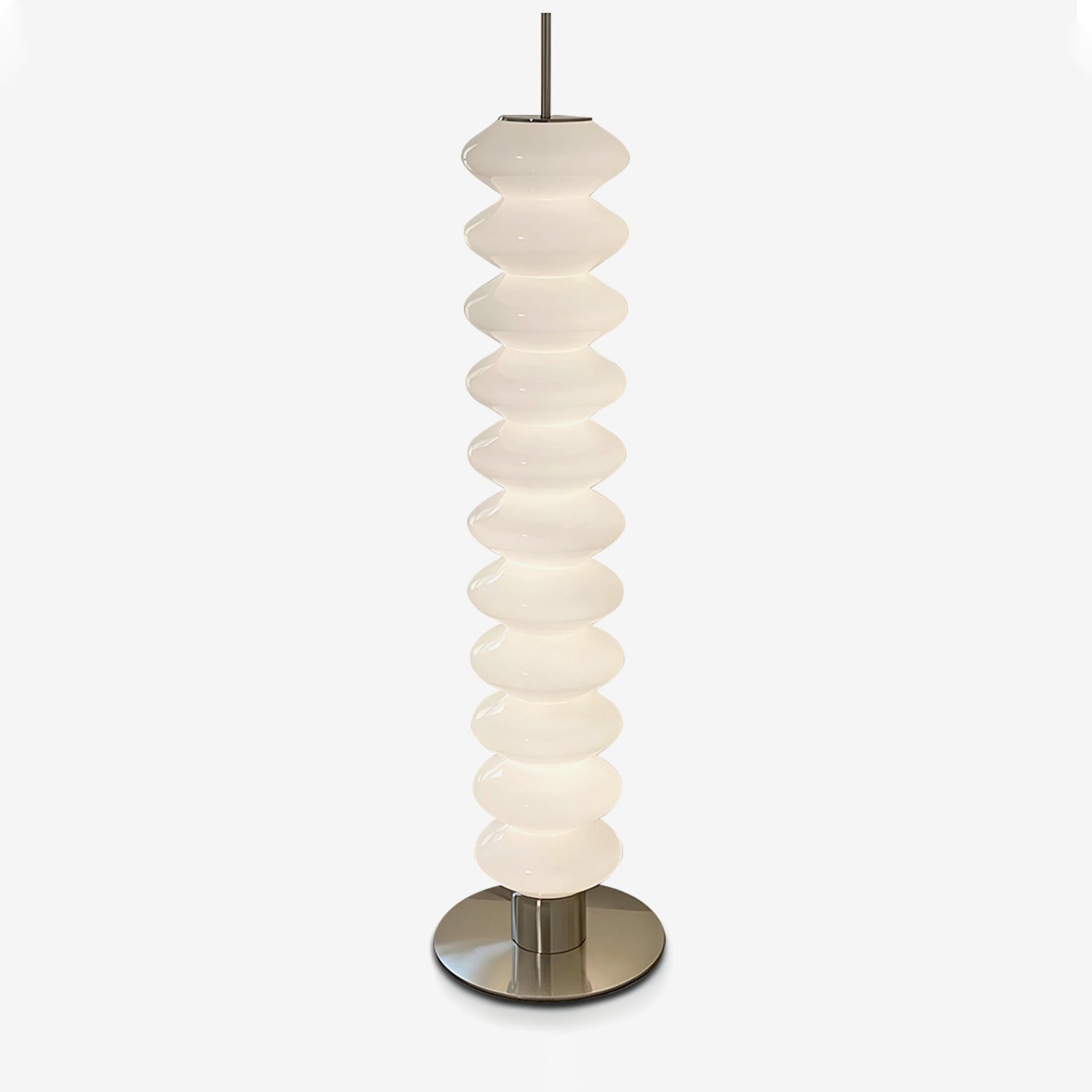 Lampadaire Colonne Boules de Verre